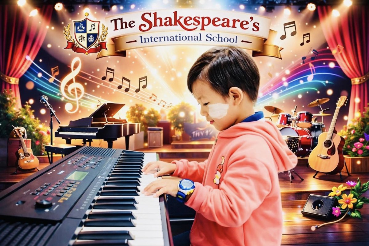 Music Time at The Shakespeare’s International Preschool!