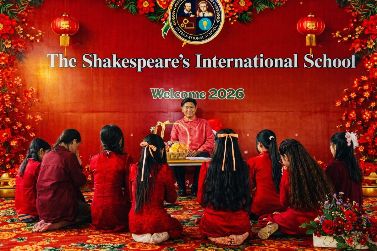 Our Chinese teachers of The Shakespeare’s International School paid homage to our Founder, Dr. Ye Tun Min